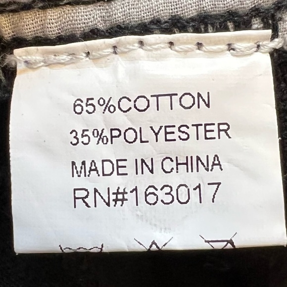 Princess Polly Jean Shorts Womens Denim Cut Offs Black Raw Hem Distressed Size 4 - Picture 7 of 8